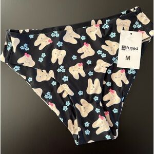 High rise bikini bottom